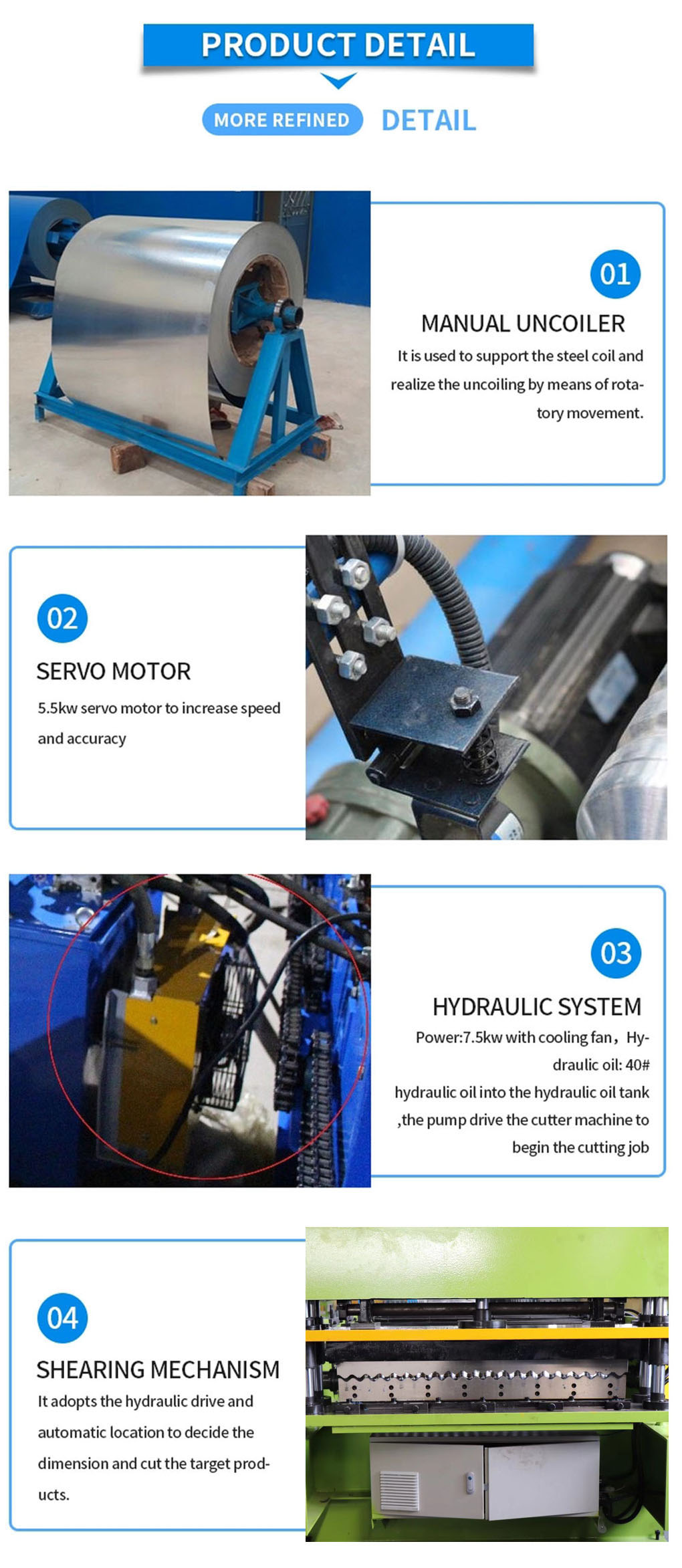 Corrugated roll forming machine