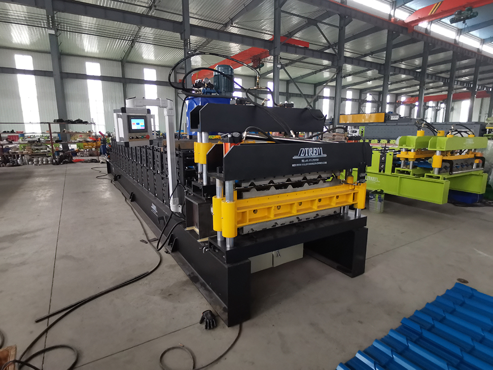 Pakistan Clients ordered our Double Layer Roof Tile Machine Ridge Cap Machine