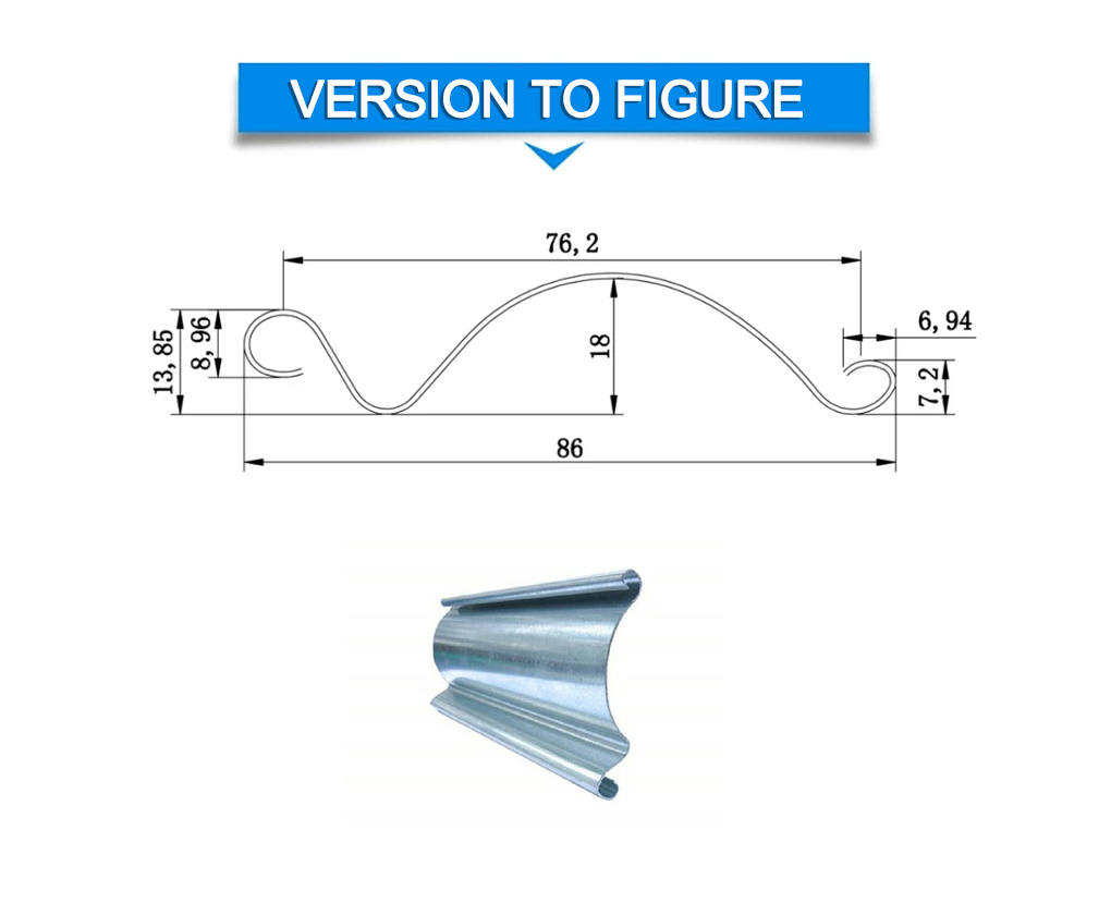 Roller shutter door roll forming machine