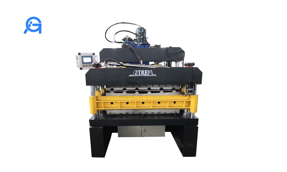 Double profiles metal roof panel forming machine Double profiles metal roof panel forming machine