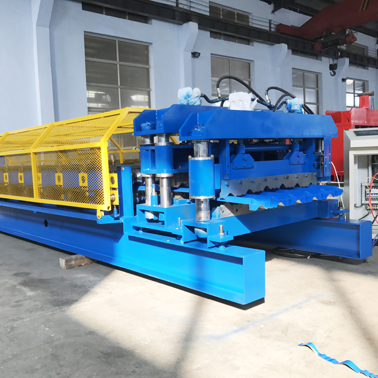 Glazed step tile roll forming machine