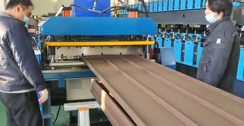 High rib roofing panel roll forming machine customer feedback