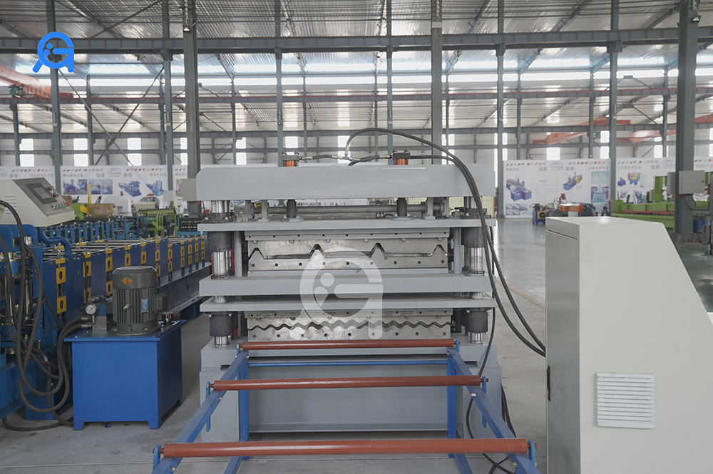 Roll forming machine sheet double deck