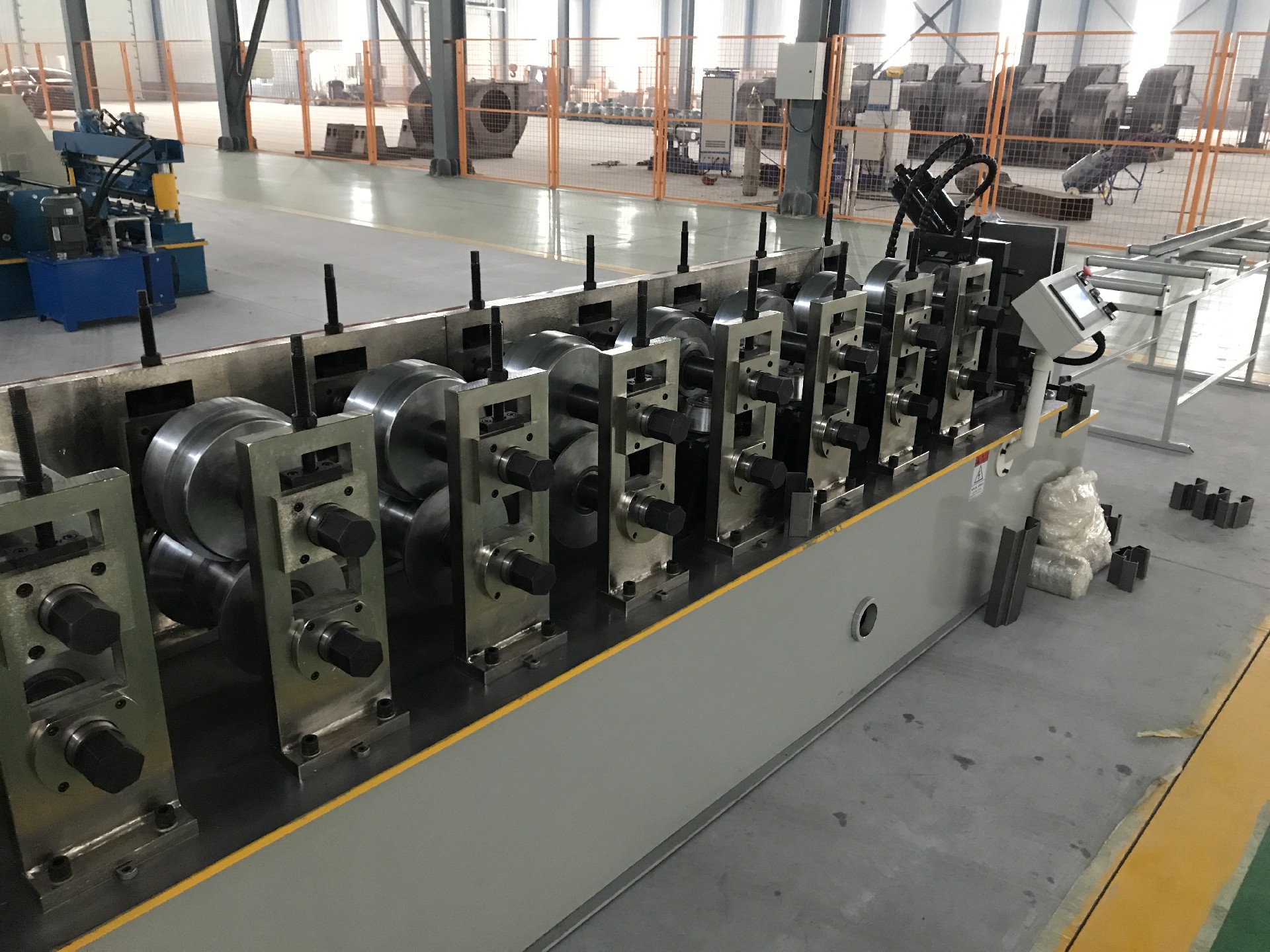 Metal Steel Sheet Door Frame Roll Forming Machine