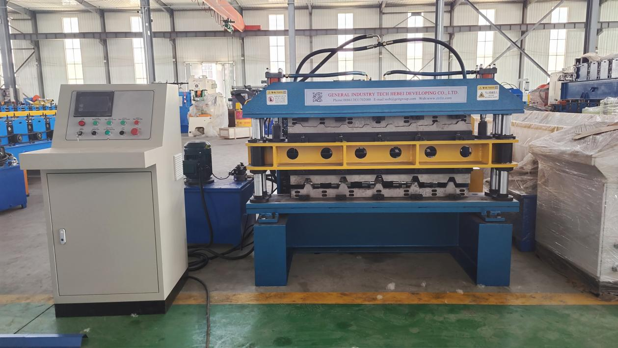 double-layer roofing sheet machine