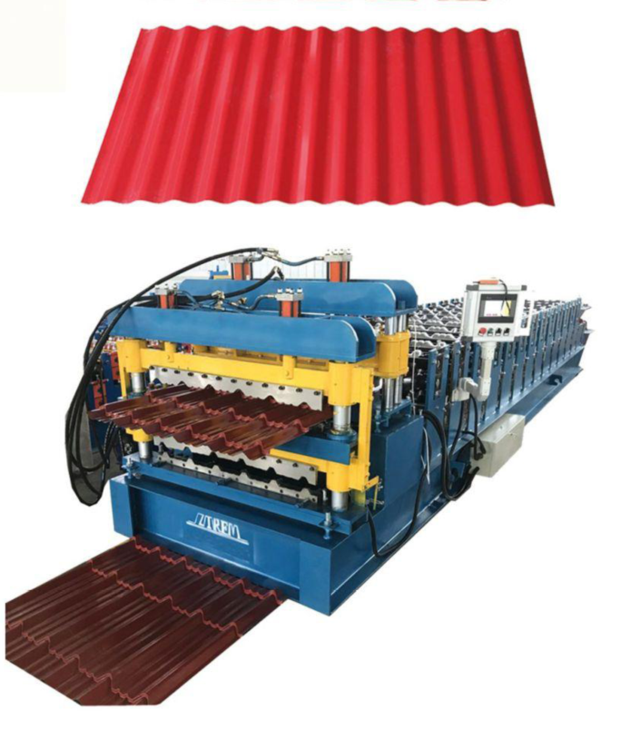 double layer roofing tile making machine