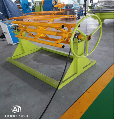 manual simple decoiler
